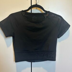 Nike Women's Black Dri-FIT Short Sleeve Tee